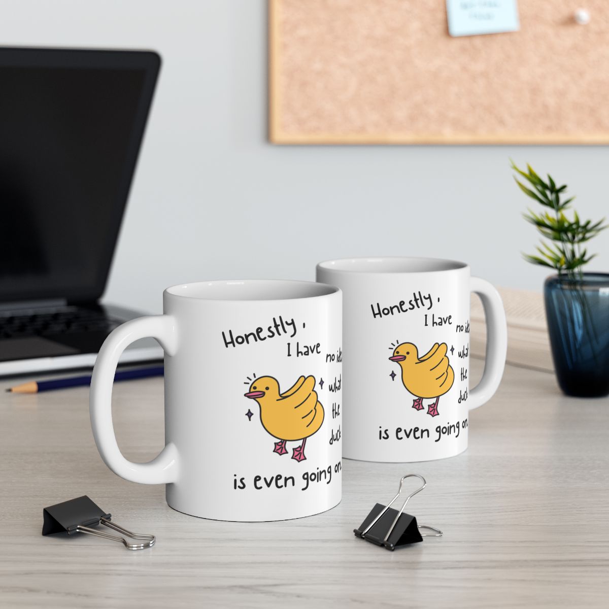 What the Duck - Ceramic Mug, (11oz, 15oz)