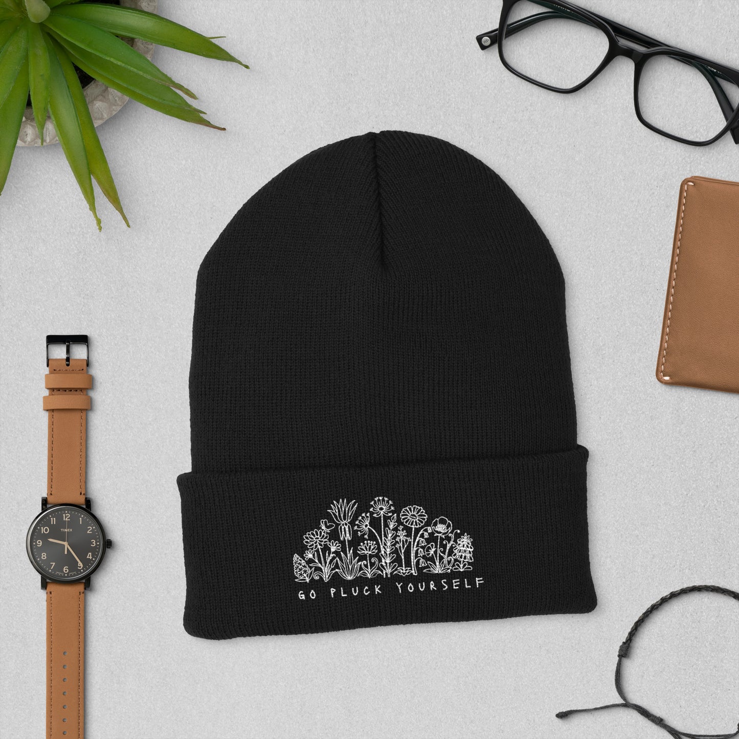 Go Pluck Yourself - Cuffed Beanie