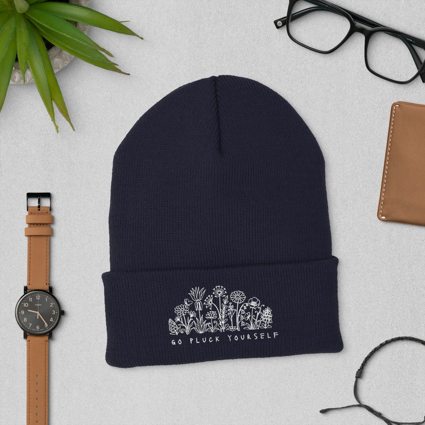 Go Pluck Yourself - Cuffed Beanie