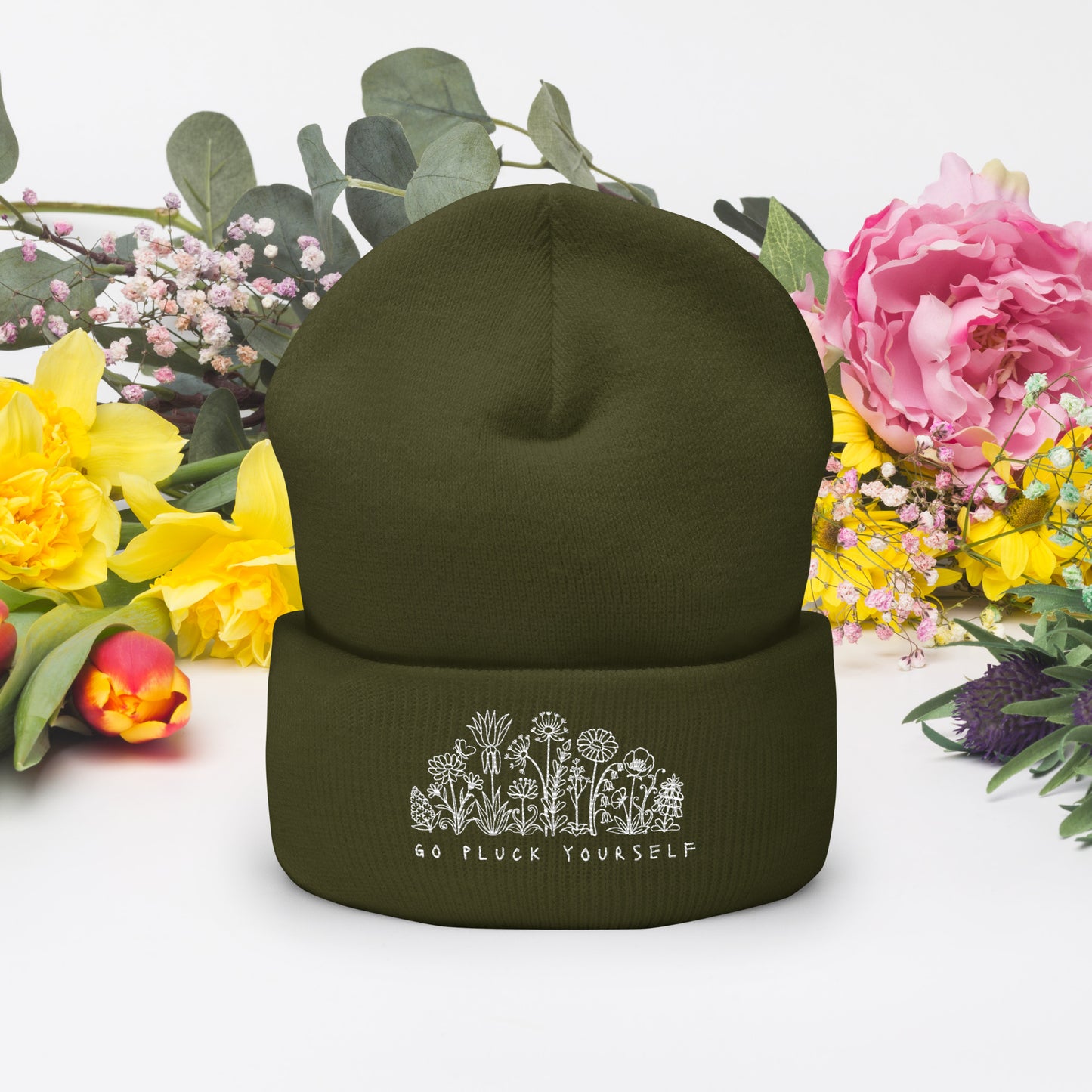 Go Pluck Yourself - Cuffed Beanie