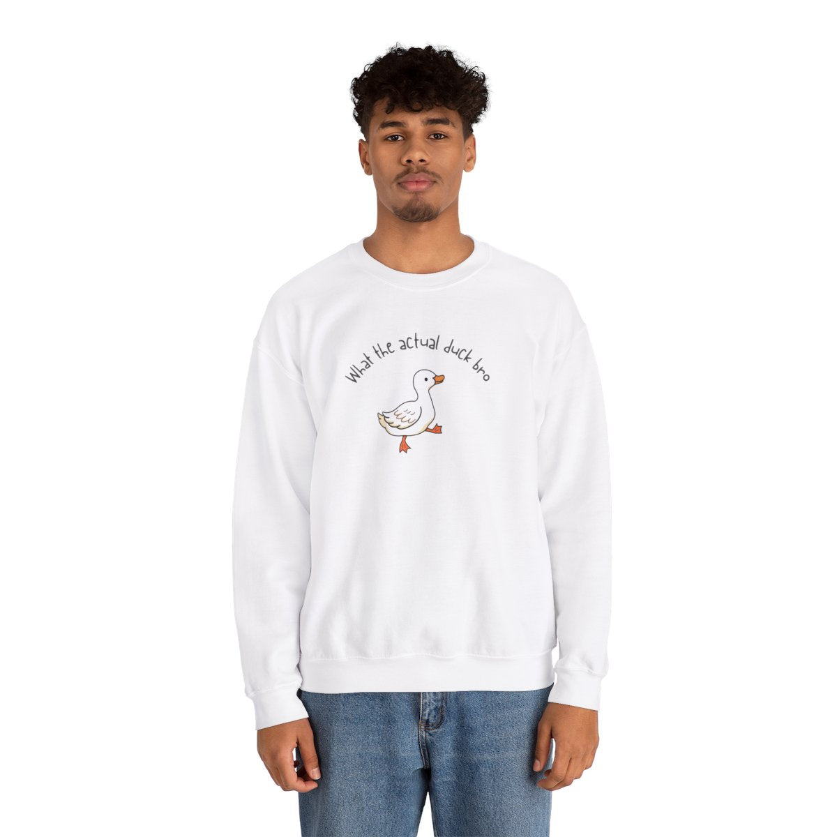 What the Duck - Unisex Heavy Blend™ Crewneck Sweatshirt