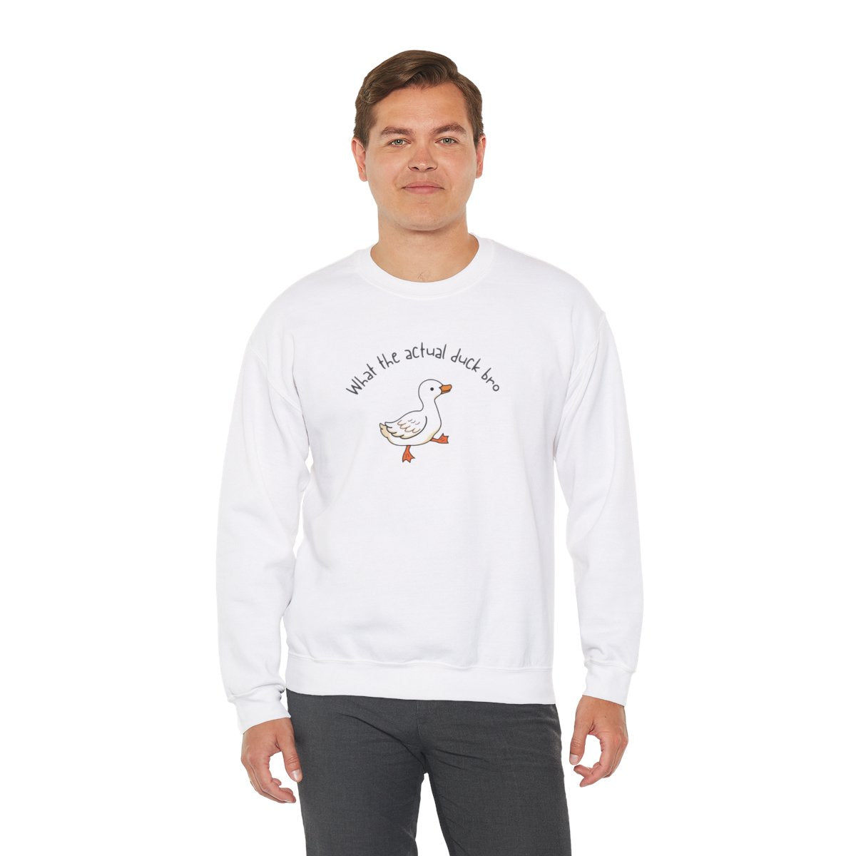 What the Duck - Unisex Heavy Blend™ Crewneck Sweatshirt