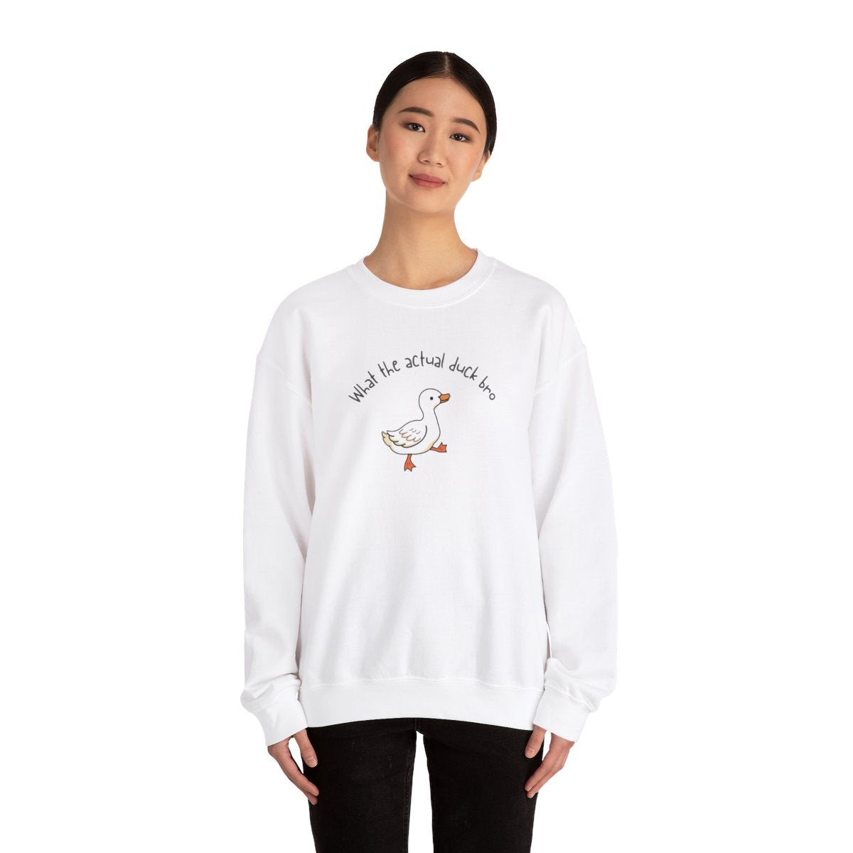 What the Duck - Unisex Heavy Blend™ Crewneck Sweatshirt