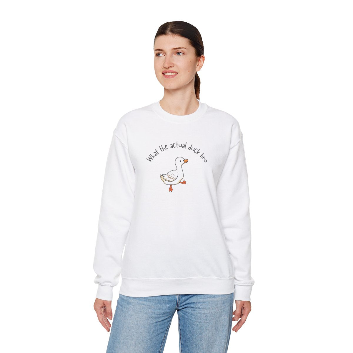 What the Duck - Unisex Heavy Blend™ Crewneck Sweatshirt