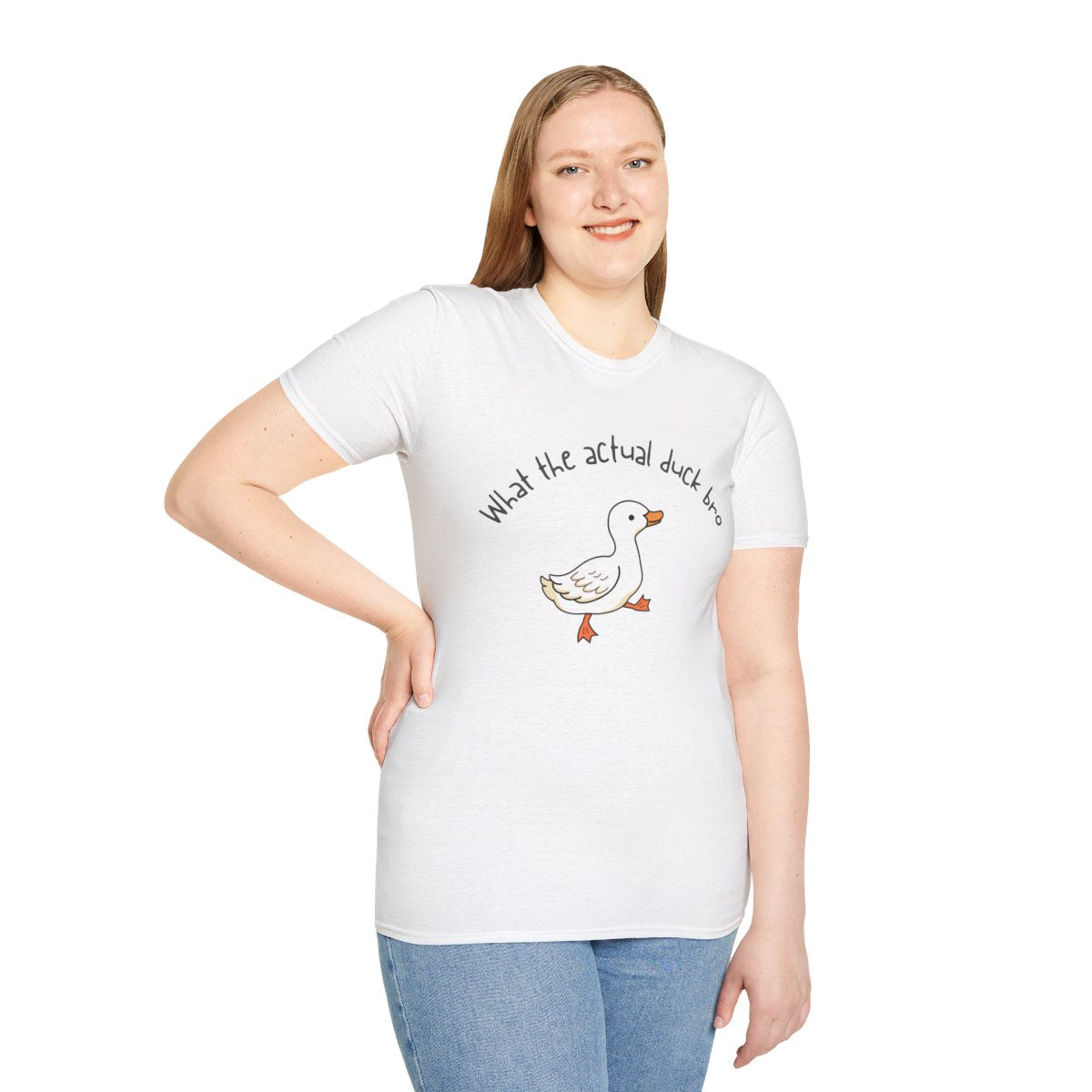 What the Actual Duck Bro - Unisex Softstyle T-Shirt