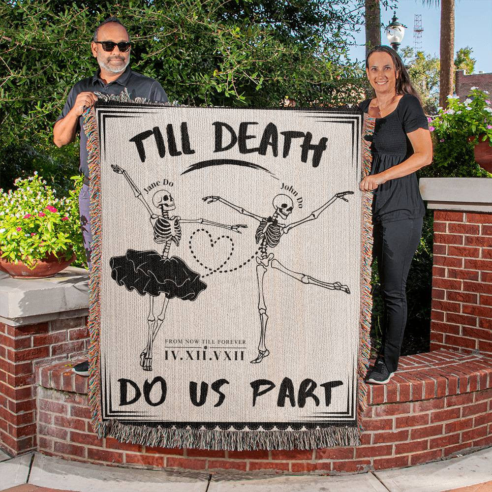Dance Lovers - Till Death Do Us Part Woven Blanket