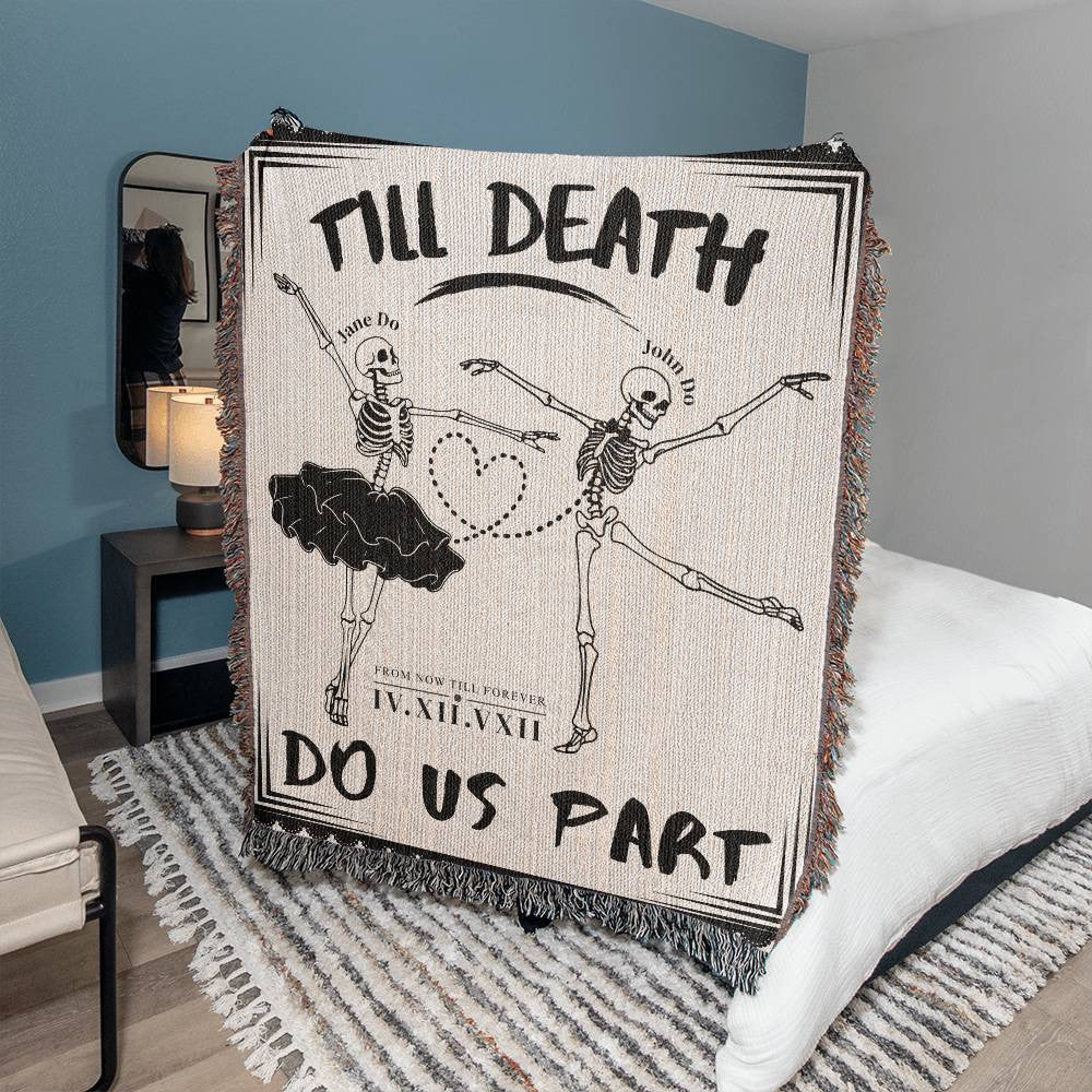 Dance Lovers - Till Death Do Us Part Woven Blanket