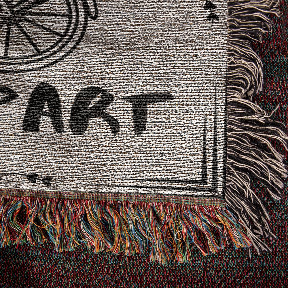 Cyclist Lovers - Till Death Do Us Part Woven Blanket