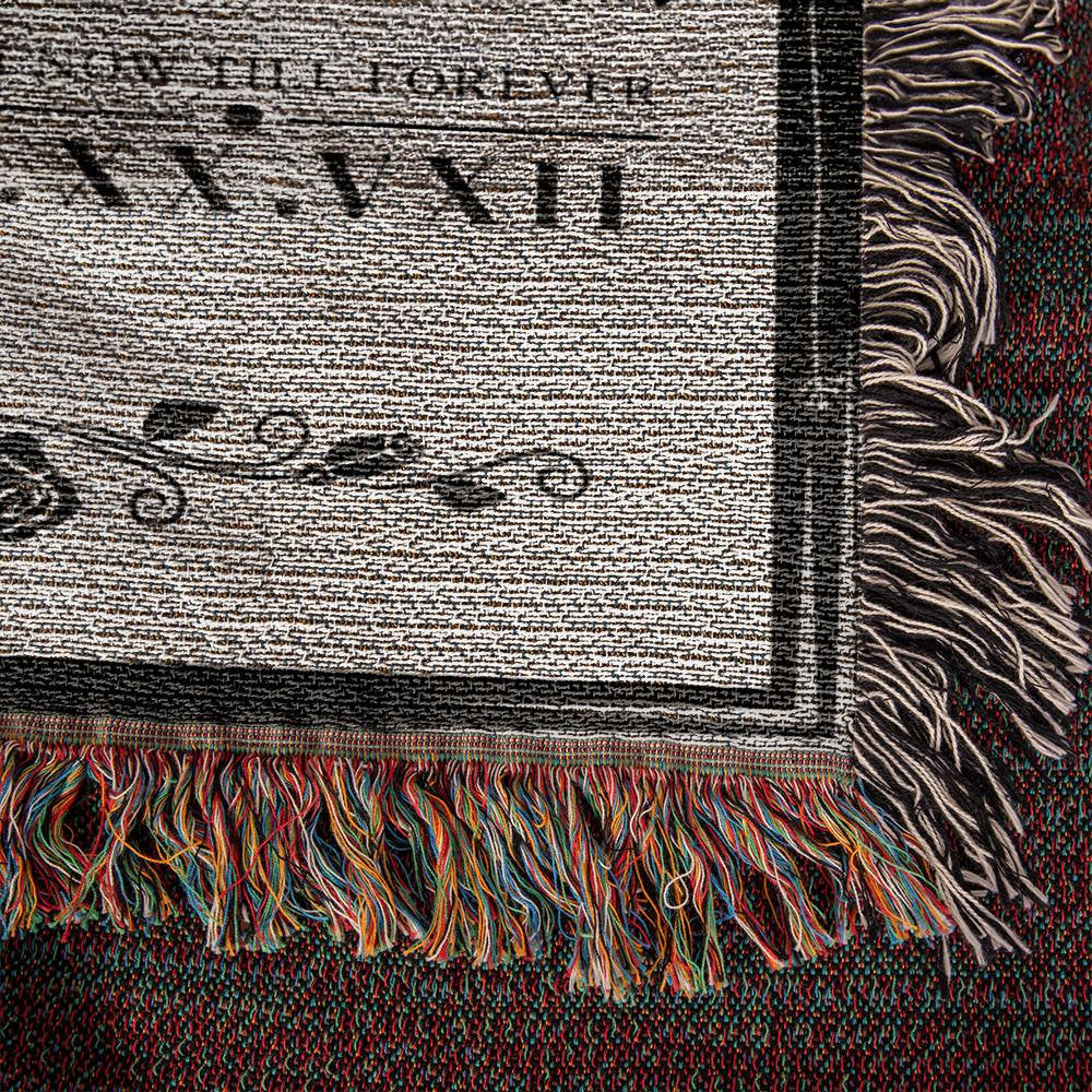 Office Lovers - Till Death Do Us Part Custom Woven Blanket