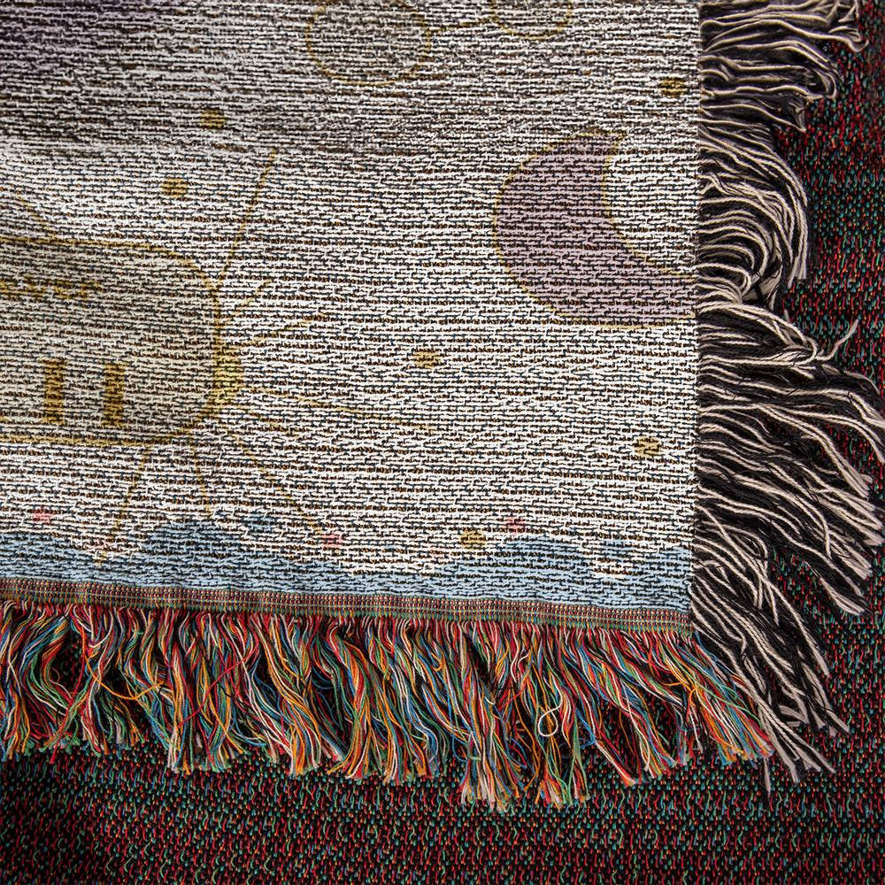 ILY More Rainbow Galaxy - Personalized Woven Blanket