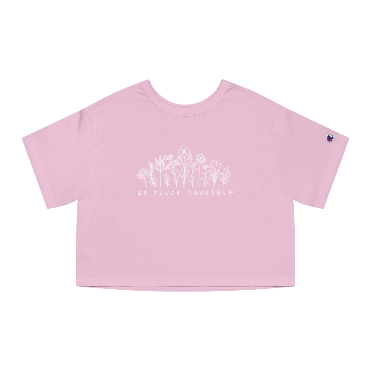 Go Pluck Yourself - Women's Cropped Champion T