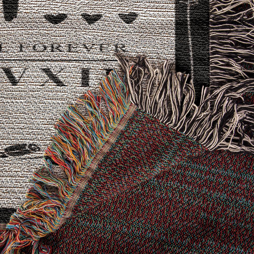 Office Lovers - Till Death Do Us Part Custom Woven Blanket