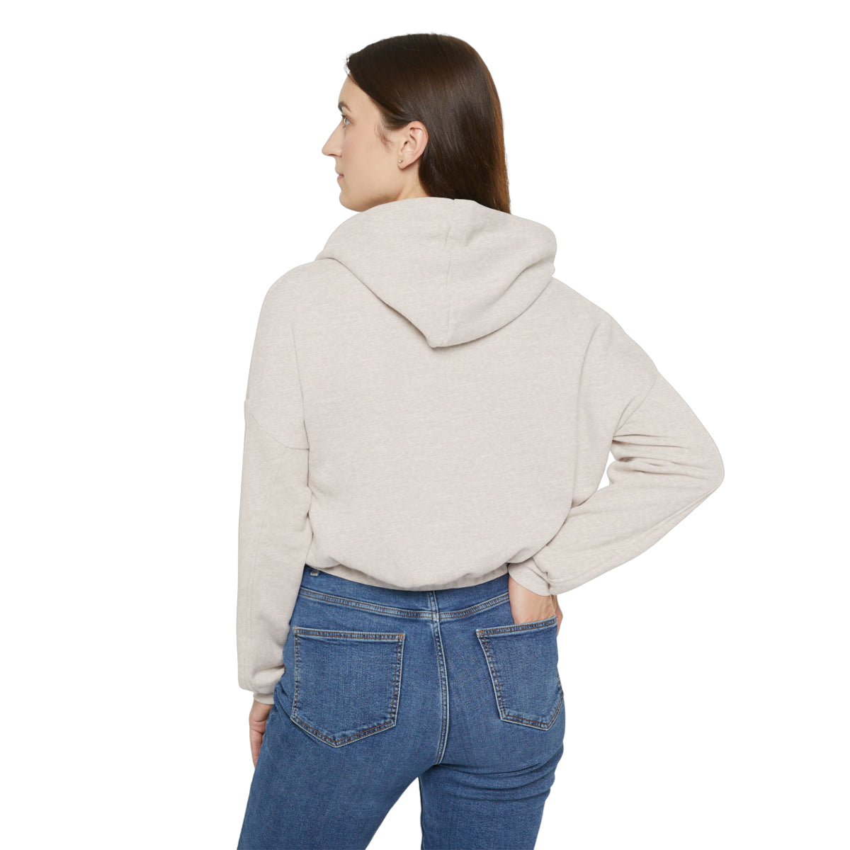 Pets Over People - Women's Cinched Bottom Hoodie