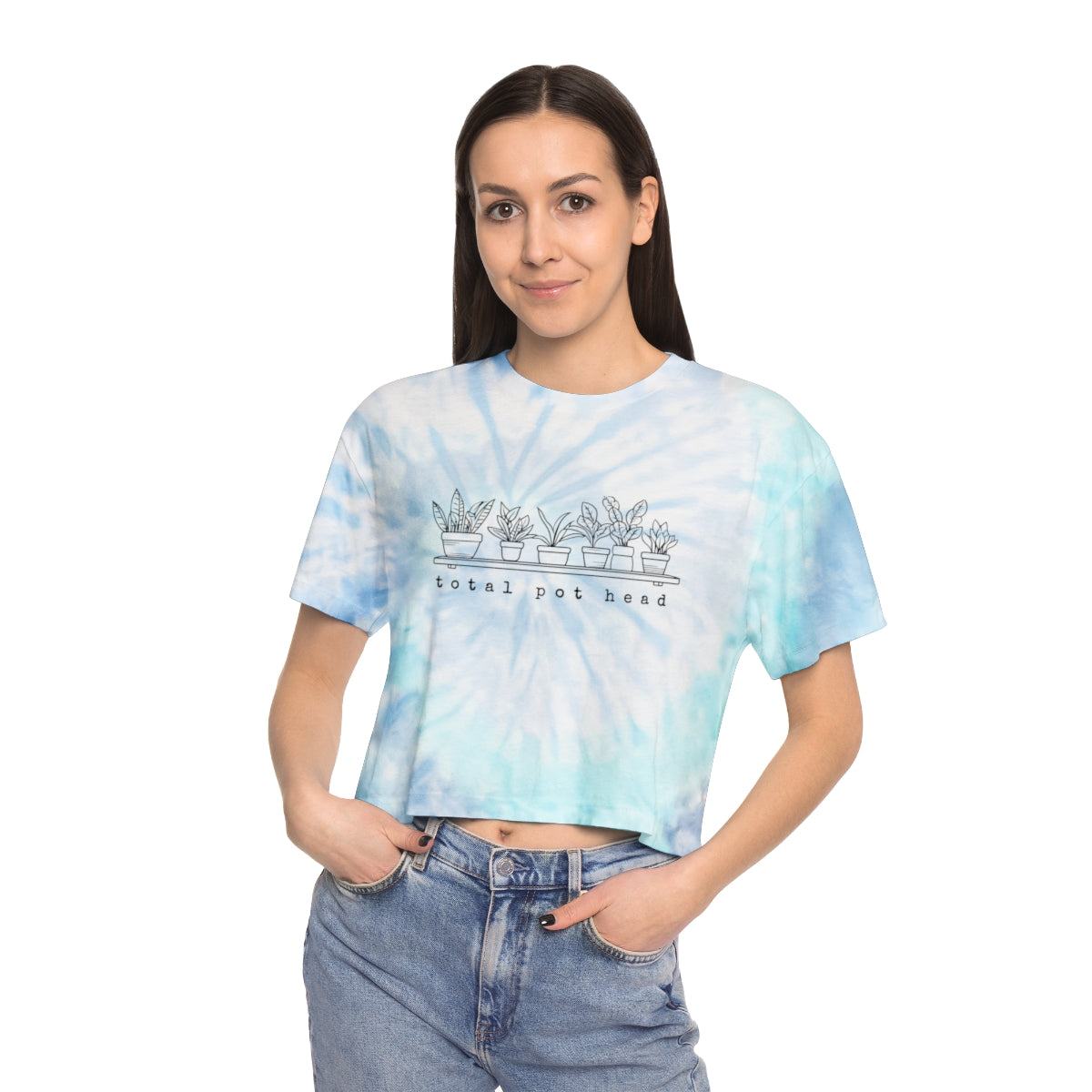 Sassy Saying's - Tie-Dye Crop Tee