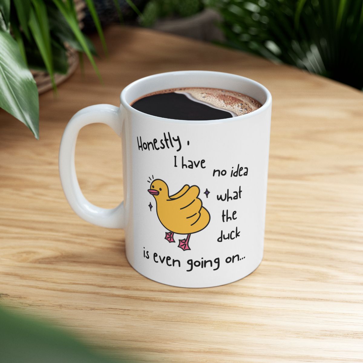 What the Duck - Ceramic Mug, (11oz, 15oz)