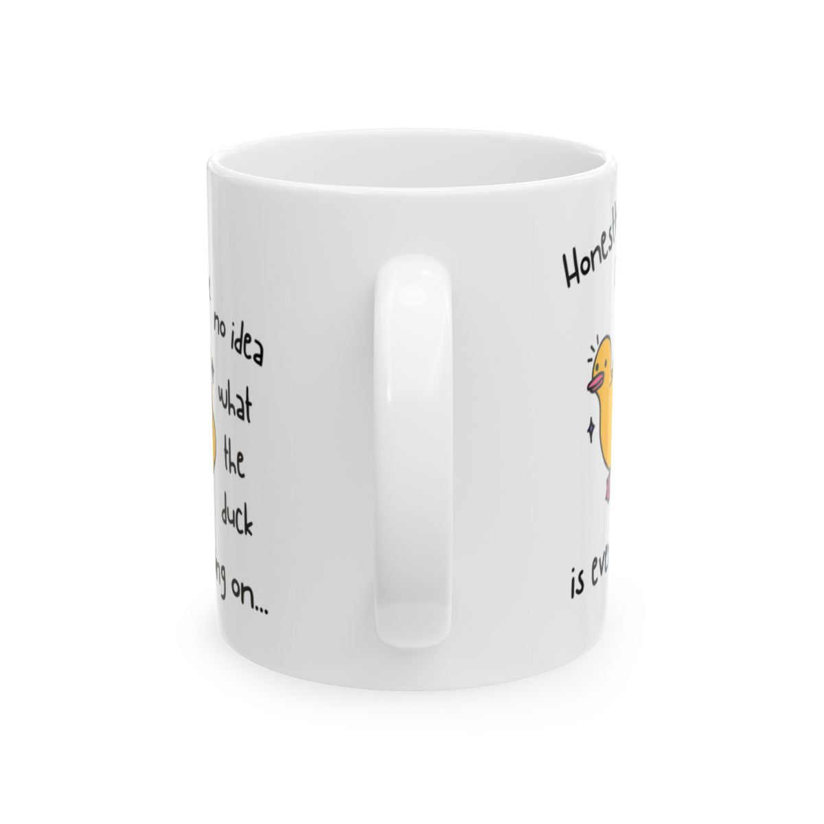 What the Duck - Ceramic Mug, (11oz, 15oz)