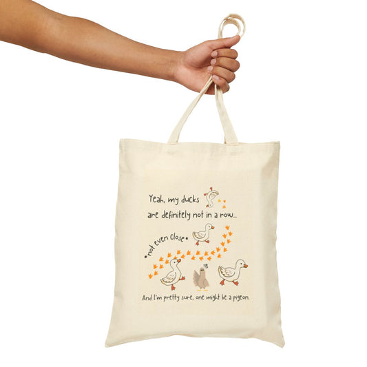 What the Duck - Cotton Canvas Tote Bag