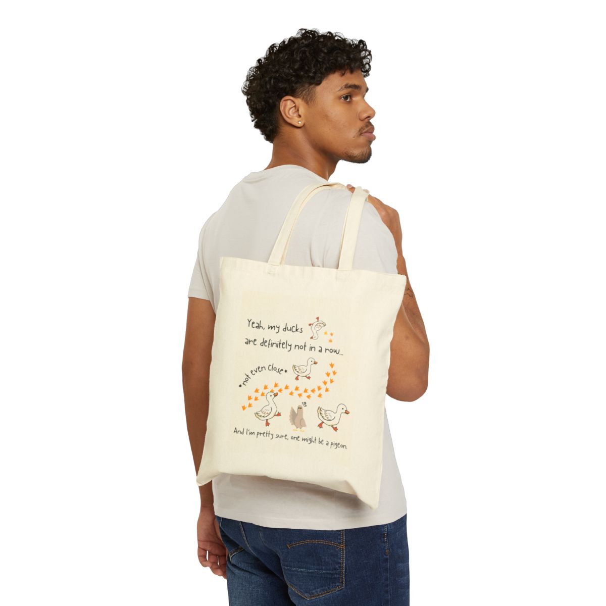 What the Duck - Cotton Canvas Tote Bag