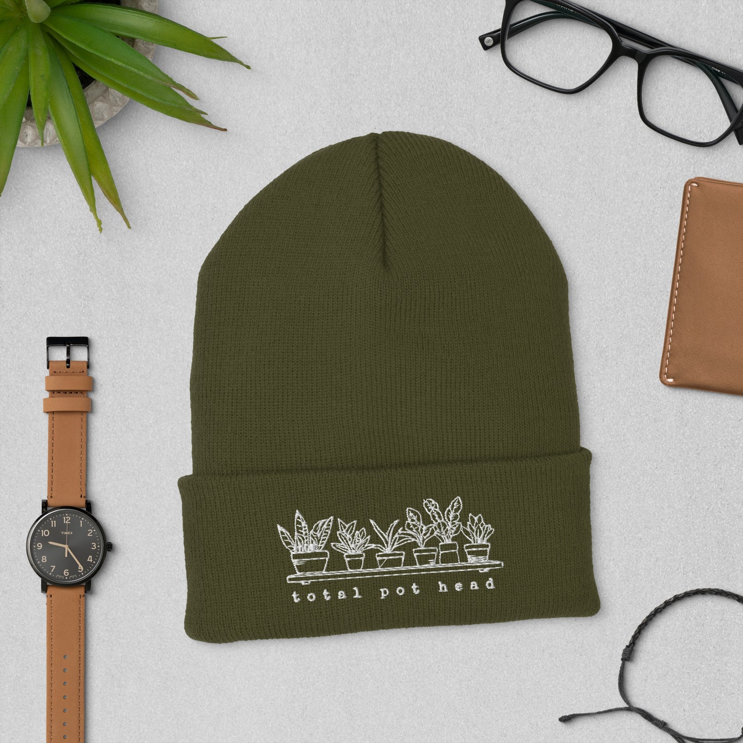 Total Pot Head - Cuffed Beanie