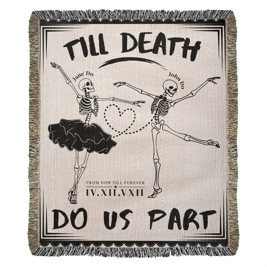 Dance Lovers - Till Death Do Us Part Woven Blanket