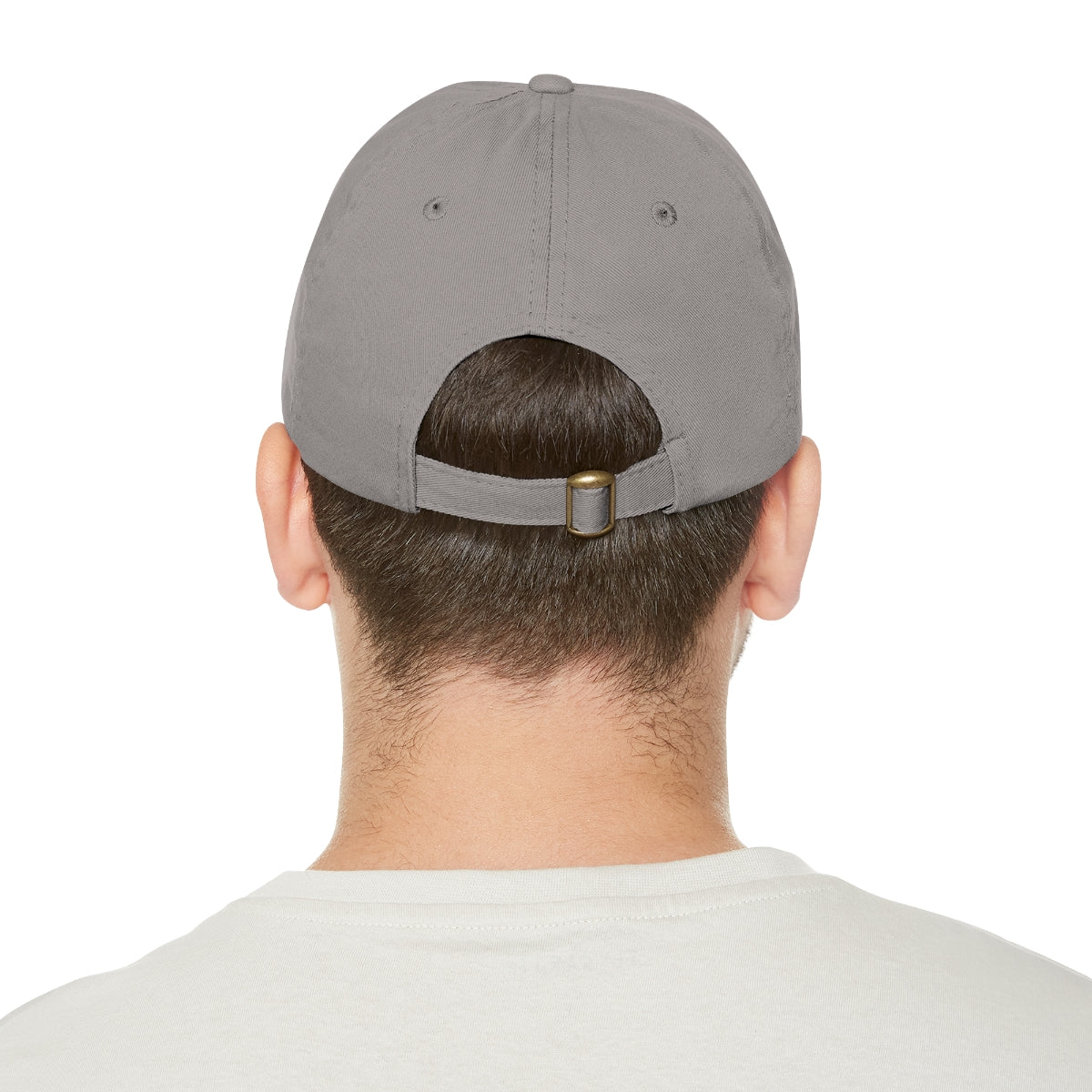 Existing is Exhausting - Dad Hat with Round Leather Patch