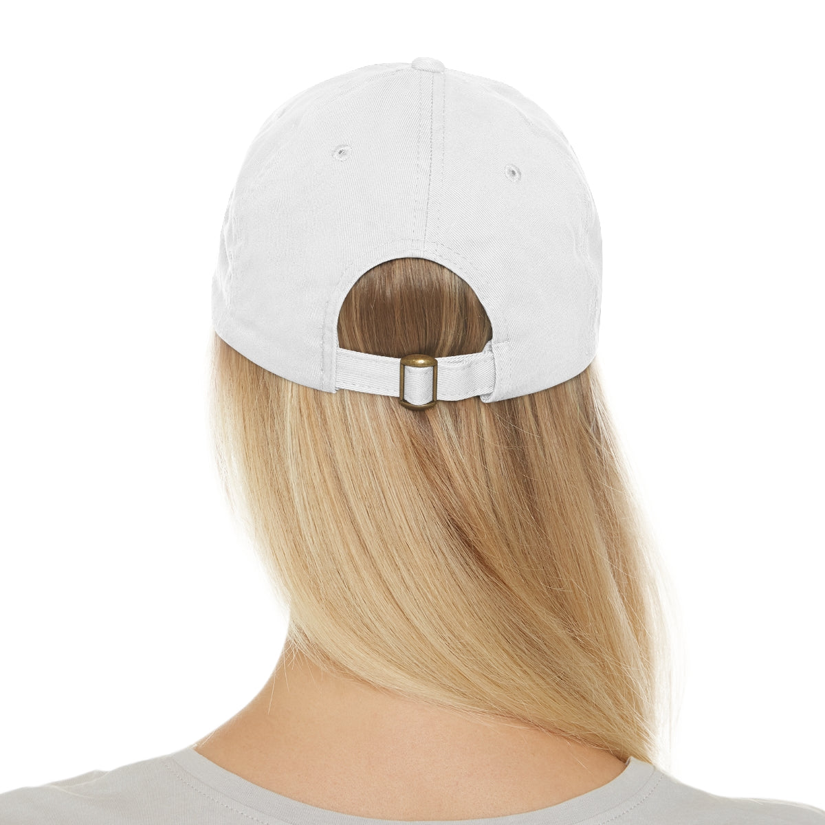 Existing is Exhausting - Dad Hat with Round Leather Patch