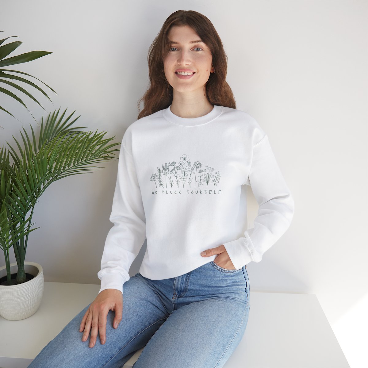 Go Pluck Yourself - Unisex Crewneck Sweatshirt